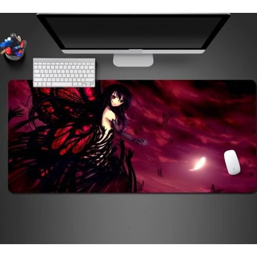 Dark Bloody Animal Girl Mouse Pad High Quality Rubber Mouse Pad Game Computer Keyboard Mousepad Game Accessories Mause Of Mats