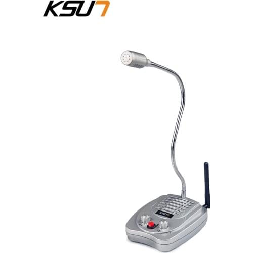 KSUN Q-22 Intercom Window Business Desktop Amplifier Kitchen Canteen Two-way Microphone Wireless Microphone Microphone