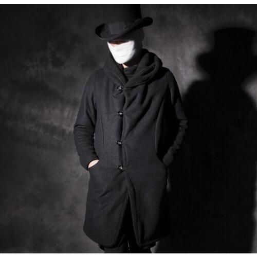 Hot Autumn winter New ide mens trend wool coat Korean Slim single-breasted Men jackets hairstyles male Fashion long jacket