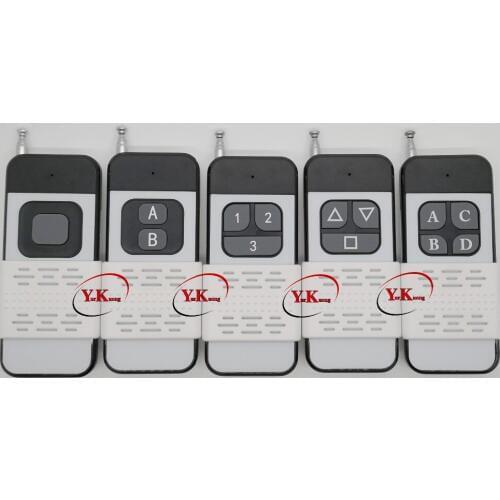 Mini Remote Control Transmitter Long Distance Small Size 315 433 1527 2260 Push Button DC12V 23A Wirelss Remote Control TX ASK