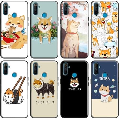 Funny Shiba Inu Soft For OPPO Realme 7 Pro 6 X7 X50 C11 C3 GT Case For OnePlus Nord 8T 7T 8 Pro Phone Cover