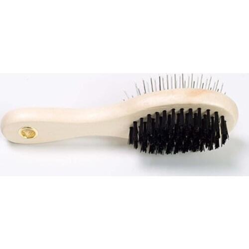 2021 New Double Sided Pet Grooming Brush Groomer Cat Dog Hair Fur Bristle Soft Brush Comb Mar-15
