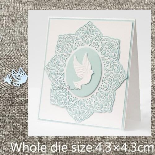 New Design Craft Metal stencil mold Cutting Dies Peace dove bird decoration scrapbook die cuts Album Paper Card Craft Embossing