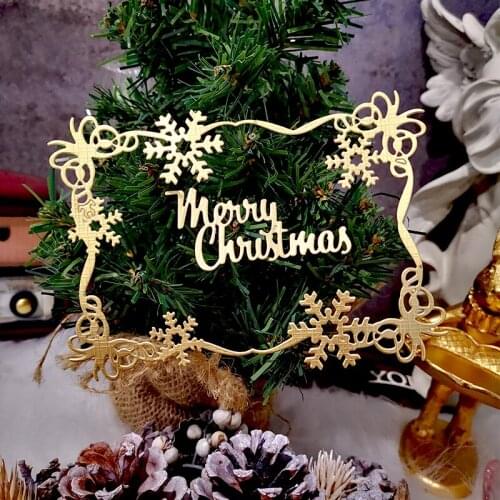 Panalisacraft Christmas noel snow background Metal cutting dies dis Scrapbooking Card Making Album Embossing Stencil Decoration