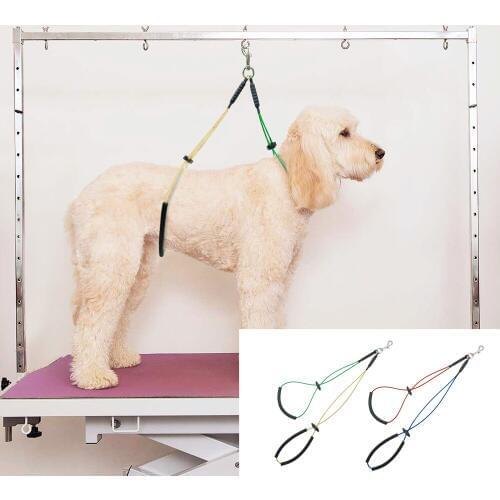Dog Pet Cat Noose Loop Lock Clip Rope For Grooming Table Arm Belly Body Bath Adjustable Restraint Rope Harness Pet Accessories
