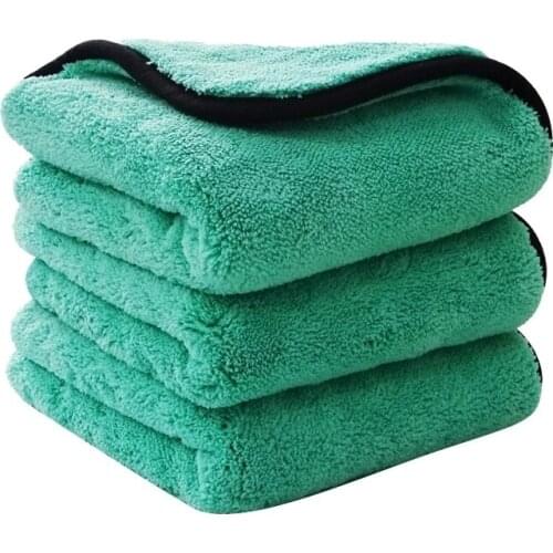 1200GSM Microfiber Towel Car Wash Premium Thick Plush Car Detailing Wash Cleaning Buffing Cloth Towel Custom Car Drying Towel