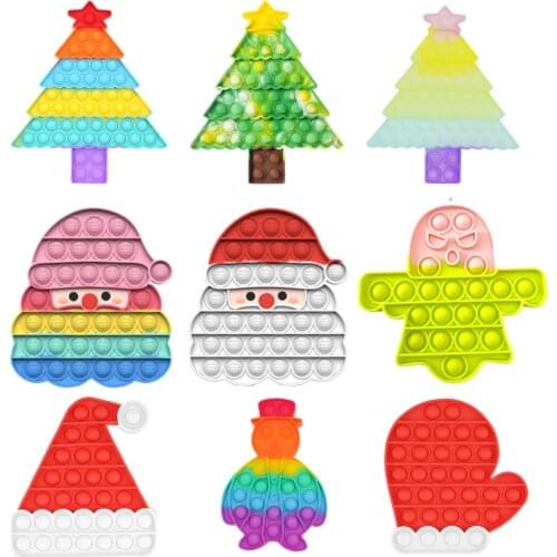 Push Bubble Sensory Toy Autism Needs Squishy Stress Reliever Toys Adult Child Funny Anti-stress Fidget It Decompression Gifts