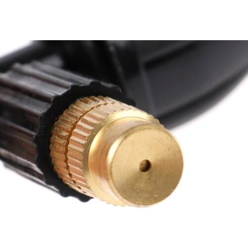 Adjustable Short Copper Nozzle Misting Nozzles Garden Irrigation Agriculture Industry Cooling Humidifying Sprinklers 1PC