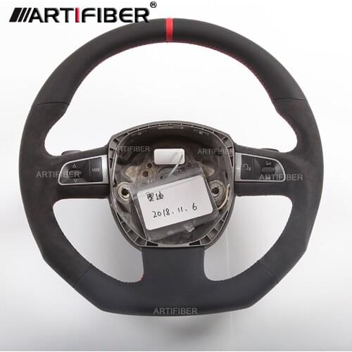 Real Carbon Fiber Steering Wheel for Audi A1,A2,A3,A4,A5,A6,A7, S3/RS3,S4/RS4,S5/RS5,S6/RS6,S7/RS7,R8,Q2,Q3,Q5,Q7,SQ5