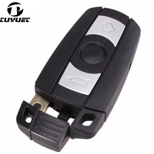 Replacement Car Key Blanks Case For BMW New 3 5 Series E90E93 Smart Remote Key Shell (With Battery detection port)+ key blade