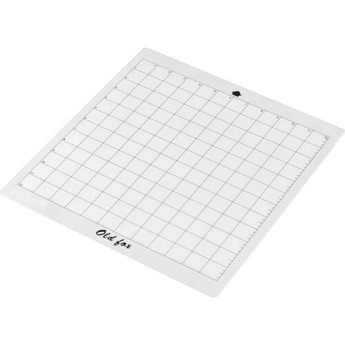 1pcs 12*12" OLD FOX Replacement Cutting Mat Transparent Adhesive Mat with Measuring Grid for Silhouette Cameo Plotter Machine
