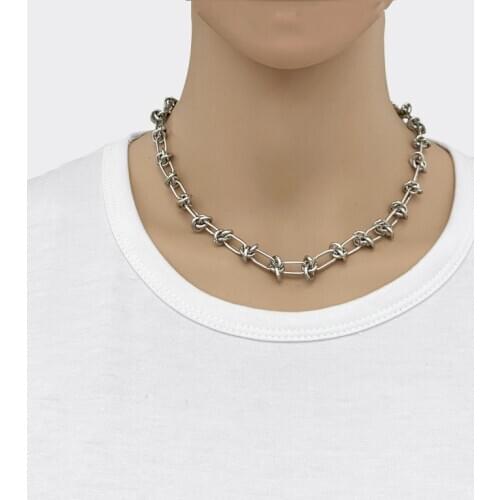 SRKASHI Silver Chokers