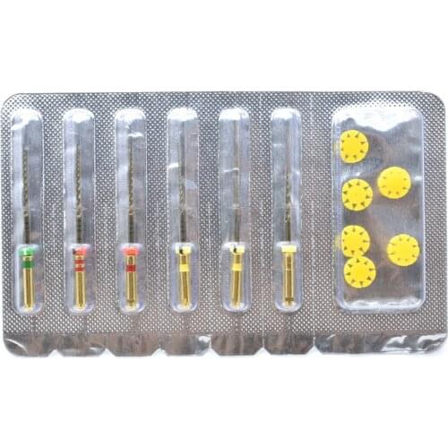 Dental pro-gold files rotary super files universal needle endodontic for Root canal cleaning dentist engine use