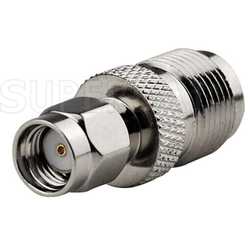 Superbat 5pcs SMA-TNC Adapter Revised SMA Plug to TNC Jack RF Coaxial Connector Straight