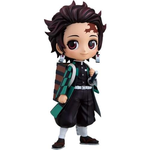 Tronzo Original Banpresto Anime Demon Slayer Kimetsu no Yaiba Q posket Kamado Tanjirou PVC Action Figure Model Doll Toys Gifts
