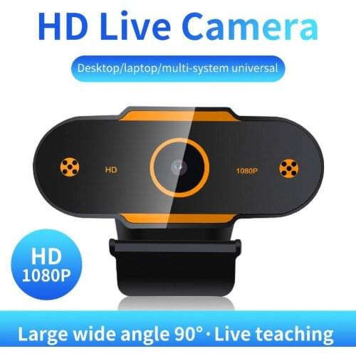 Convenient High Definition USB Webcam Live Streaming Camera With Mic For Computers Laptops HD Quality Monitor Adjustable Angle
