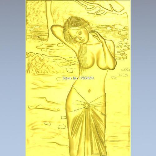 High quality 3d model relief for cnc or 3D printers in STL file Bathing Beauties