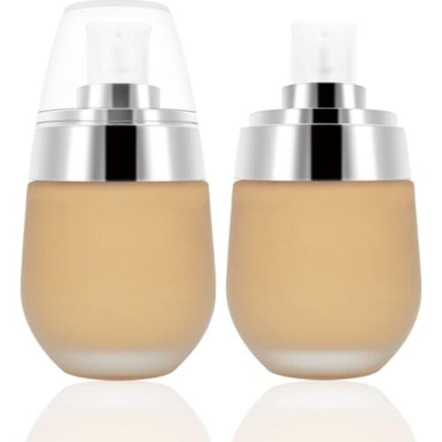 10 Color Liquid Foundation For Brown Skin Private Label Cosmetics Wholesale Concealer Face Base Makeup Moisturizer Chunky Bottle