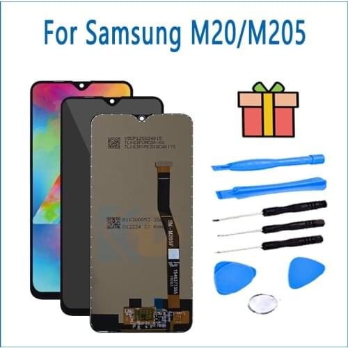 6.3'' LCD For Samsung Galaxy M20 LCD Display For Samsung M20 M205 LCD With Touch Screen