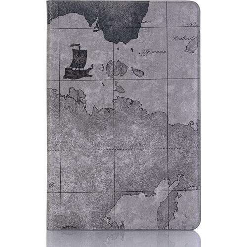 100pcs/lot Map card+photo frame pu leather cover case for Samsung Galaxy Tab S4 10.5 inch SM-T830 T835 luxury cover case