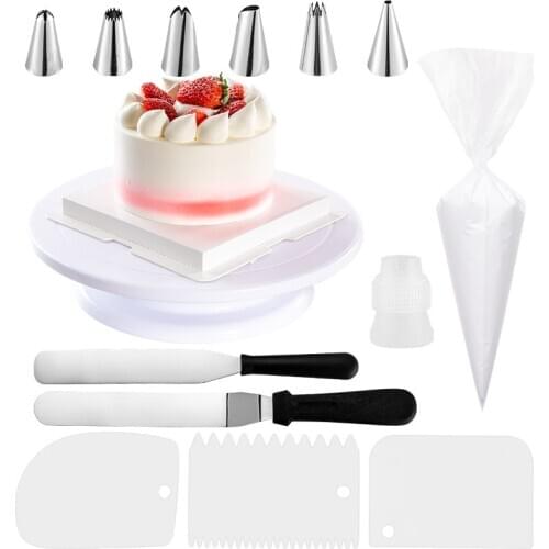 63 Pieces Cake Decorating Tools Kit Piping-Nozzles Pastry Bag Icing Piping Cream Baking Tool Kitchen Accessories