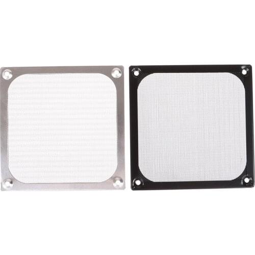 Aluminum 120mm Computer Fan Cooling Dustproof Filter Shield Case Grill Guard