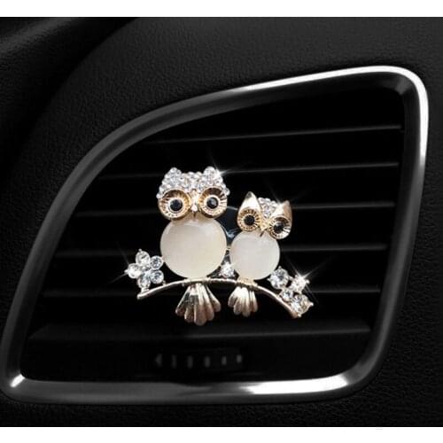 Car Air Freshener Holder Creative Night Owl Perfume Clip Automotive Interior Trim for Air Environment Fresher R3MD