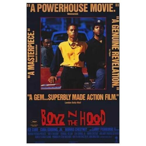 BOYZ 'N THE HOOD - MOVIE Art print Silk poster Home Wall Decor