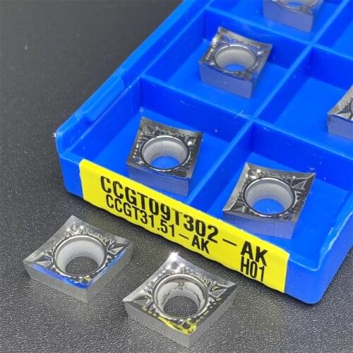 CCGT060204 H01 CCGT09T302 09T304 09T308 -AK CCGT120402-AK H01 CCGT 120404 120408 100% original Insert CNC Carbide Aluminum Blade