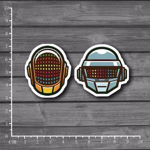 Daft Punk Cool Graffiti Scrapbooking Stationery Sticker Decor Decal For Ablum Diary Laptop Luggage Skateboard Suitcase[Single]