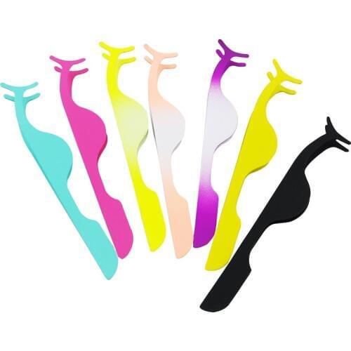 False Eyelash Applicator Makeup Tools Fake Eye Lashes Accessory Eye Brow Tweezers Clamps