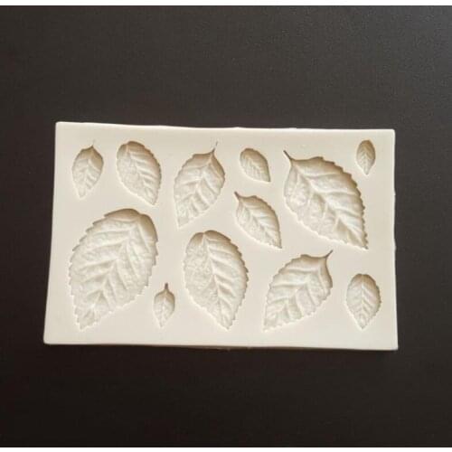 Hot 200pcs Leaf Silicone mold Fondant Mold Cake Decorating Tools Chocolate Mold Baking Mold SN3856