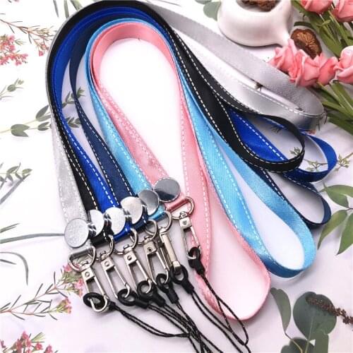 New Simple durable with metal head Neck Strap Lanyards for keys ID Card Gym Phone Straps DIY Hang Rope office Work tag lanyard