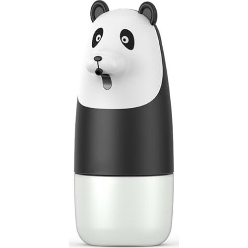 Cute Panda Rechargeable Foaming Soap Dispenser 280ml IPX4 Waterproof Electric Soap Dispenser for Bathroom Kitchen, Hands-Free