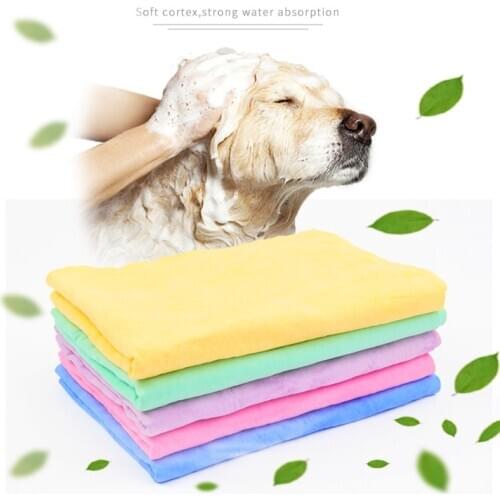 Towel For Dogs Super Absorbent Bath For Dogs Microfiber Bath Towels Drum Portable Quick-Drying Cat Bath Towel Pet Supplies