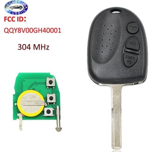 Remote Key Fob 3 Button 304 MHz for 2004 -2006 Pontiac GTO FCC QQY8V00GH40001