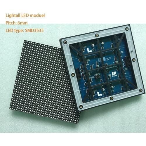 32*32pixels p6 led module Waterproof full color led matrix rgb 192*192mm Outdoor led video wall letrero taxi IP65 led display