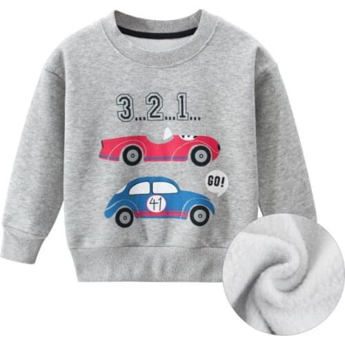 Baby Boys Girls Hoodies Clothes Children Winter Thick Sweatshirts Toddler Casual Sweater 2-7Years Kids Plus velvet Tops Costume
