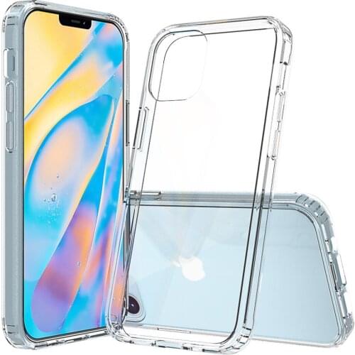 Thin Slim Clear Soft TPU Case For iPhone 11 Pro XS MAX XR 7 8 Plus 12 Transparent Back Anti-Fall Cover Shockproof Phone Case