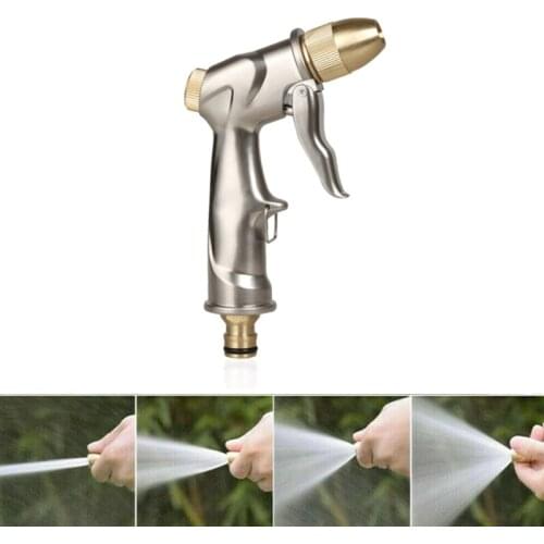 2021 NEW High Pressure Water Spray Gun Metal Brass Nozzle Garden Hose Pipe Lawn Car Wash Sprayer Sprinkler Car Wash Tool