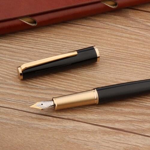 High Quality Brand JINHAO 95 Fountain Pen Golden Red Black Titanium NIB Office School Supplies Writing Ink Pens New