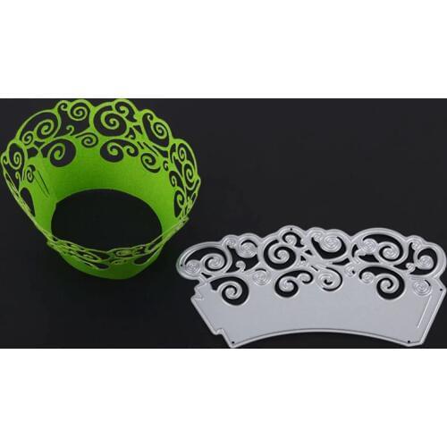 YLCD1576 Flower Cake Lace Metal Cutting Dies For Scrapbooking Stencils DIY Album Cards Decoration Embossing Folder Die Cuts Tool