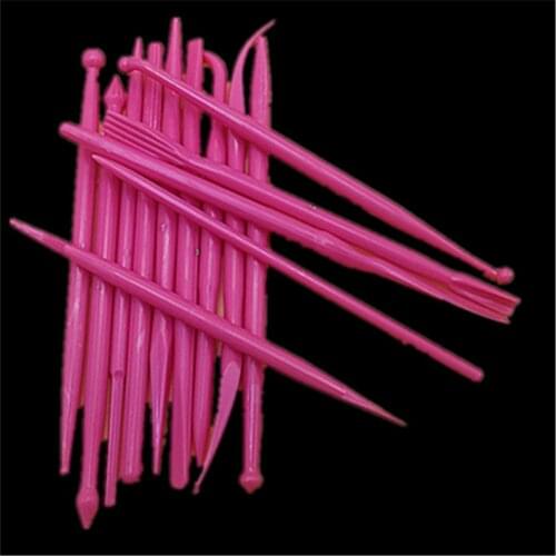 14Pcs/set Plastic Clay Sculpting Set Cake Decorating Tools Set for Shaping Clay Playdough Tools Toys Polymer Modeling Clay Tools