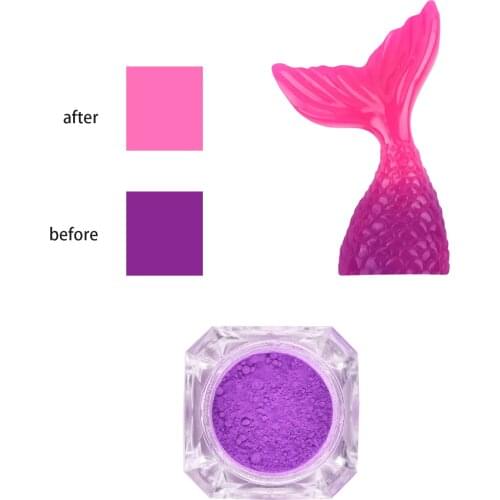 1g Temperature Change Powder Resin Pigment Gradient Colorant DIY Epoxy Resin Mold Nail Art Jewelry Making Tools Handmade Crafts