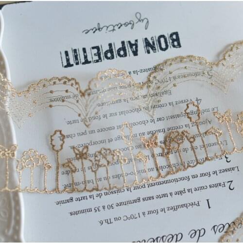 2 Meters 29CM Violet Purple Floral Flower Lace Venice Applique Sewing Trims Lace Mesh Fabric