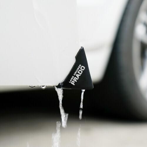 2PCS Silicone Car Door Corner Cover Bumper Anti-Scratch Protector for Toyota prado land cruiser accessories car styling