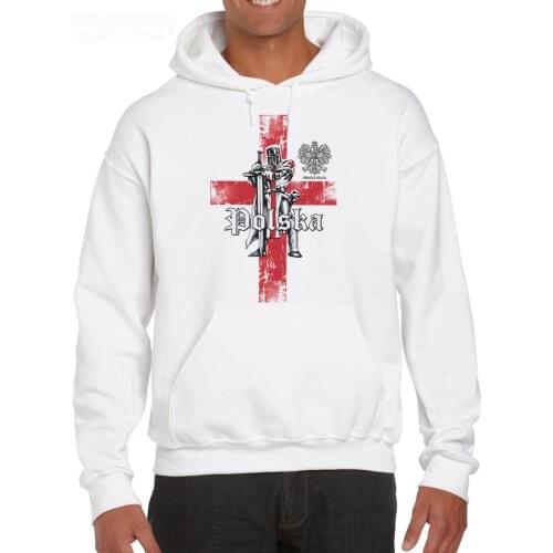 2019 Fashion Men Poland Polska Knight, Proud and Polish Loyalty Print Casual Sweatshirt