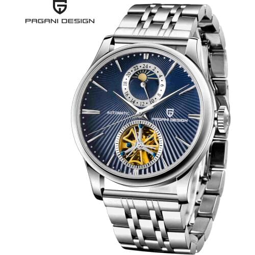 2021 Pagani Design Top Brand Mens Mechanical Watch Deluxe Casual Sports Stainless Steel Waterproof Men Watch Relogio Masculino