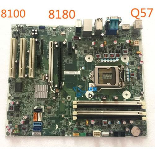505799-001 For HP Compaq 8100 8180 Elite Motherboard 531990-001 505800-000 Q57 LGA1156 Mainboard 100%tested fully work