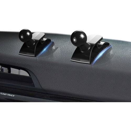 Universal Car Holder Mobile Phone Stand 17mm Ball Head Suction Base Car Phone Holder Dashboard Magnetic Gravity Bracket Support